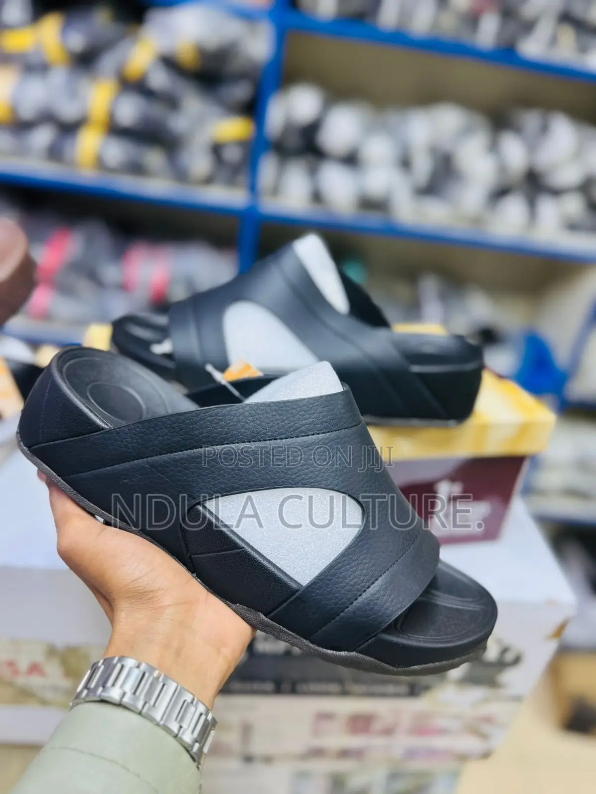 1 Step Soft Sole Leather Sandals