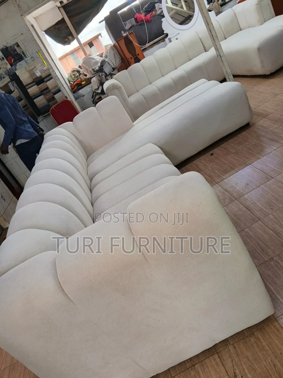 Lshape 6seater Spring Cushions