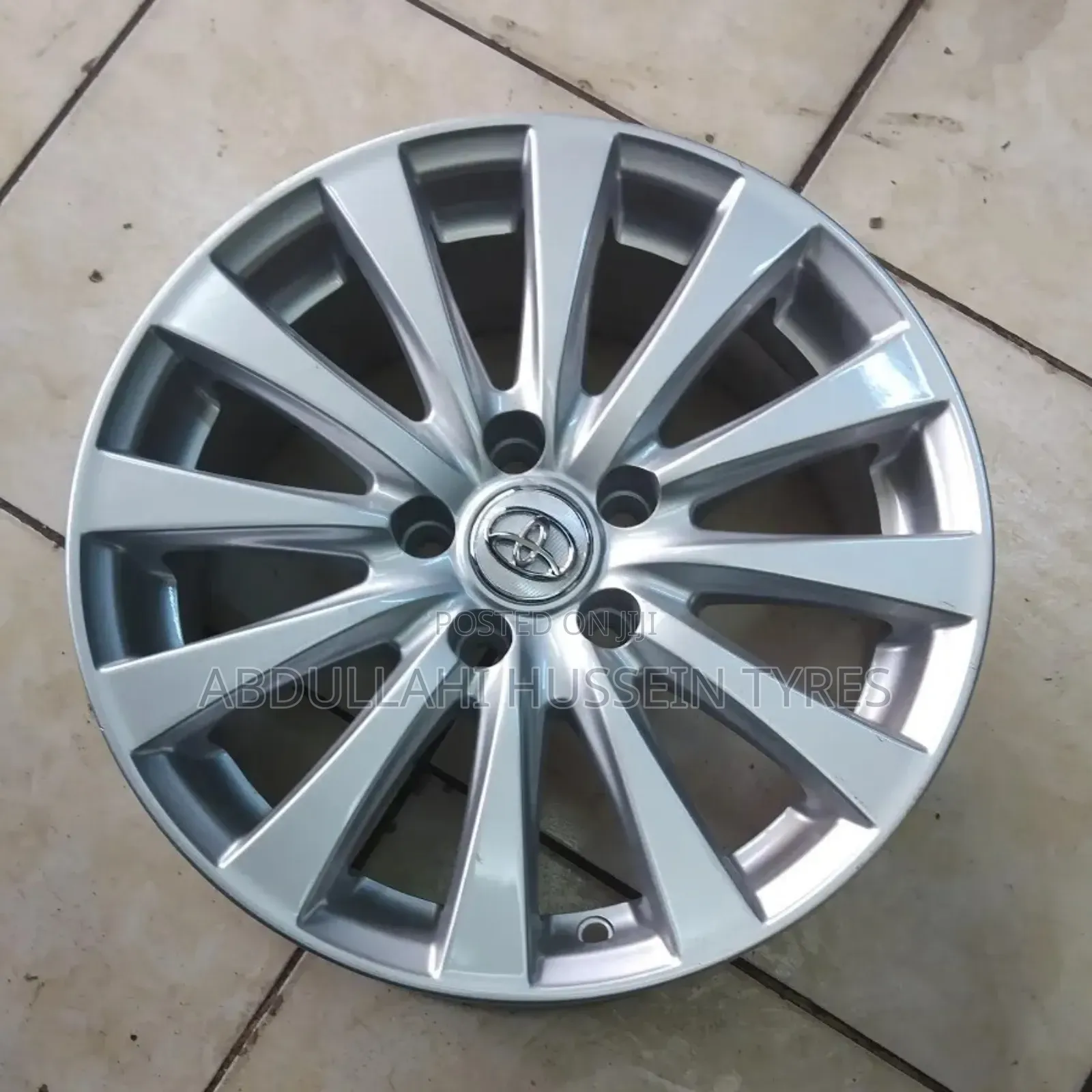 Rims Size 15inch 5hole Silver Set