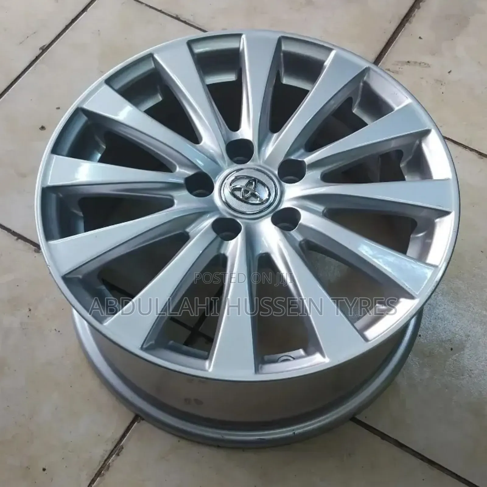 Rims Size 15inch 5hole Silver Set