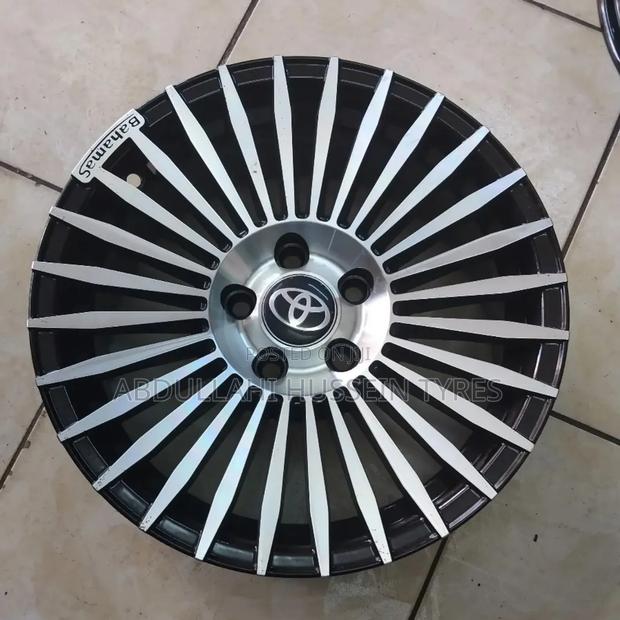 Rims Size 15inch 5hole Black and Silver