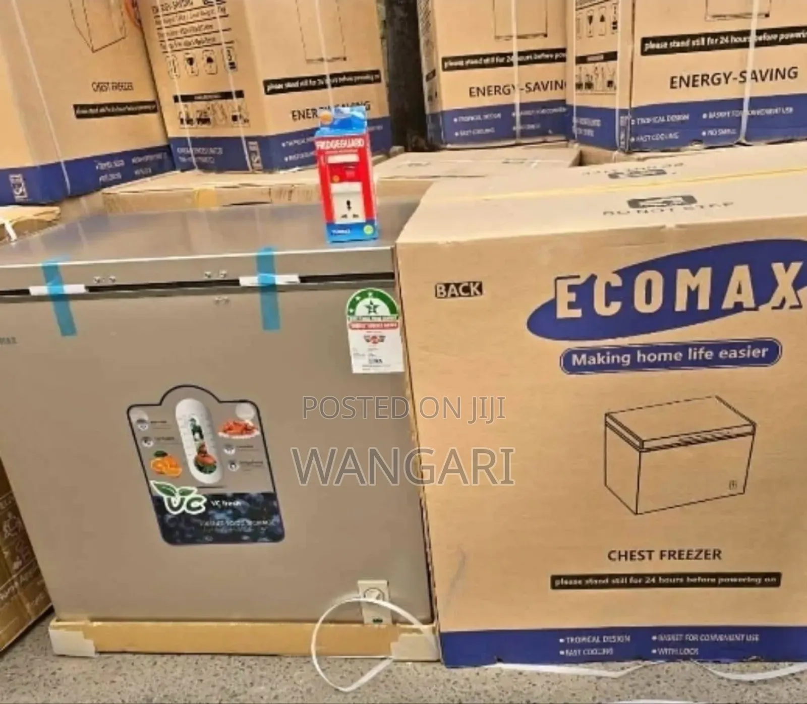 Low Power Consumption Ecomax 60 Litres Freezer With Fridge Guard