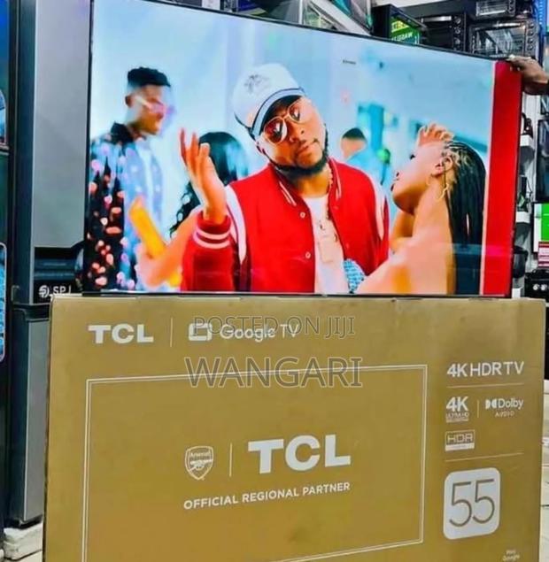 Frameless TCL 55 Inch 4 K HDR Google Television