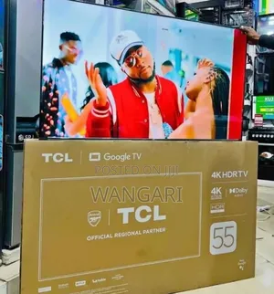 Frameless TCL 55 Inch 4 K HDR Google Television