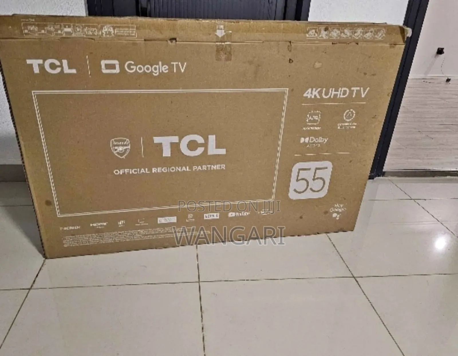 Dolby Audio TCL 55 Inch 4 K HDR Television