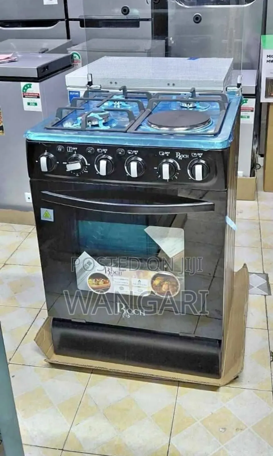 Restocked 3 Gas + 1 Electric Gas Cooker With Electric Oven