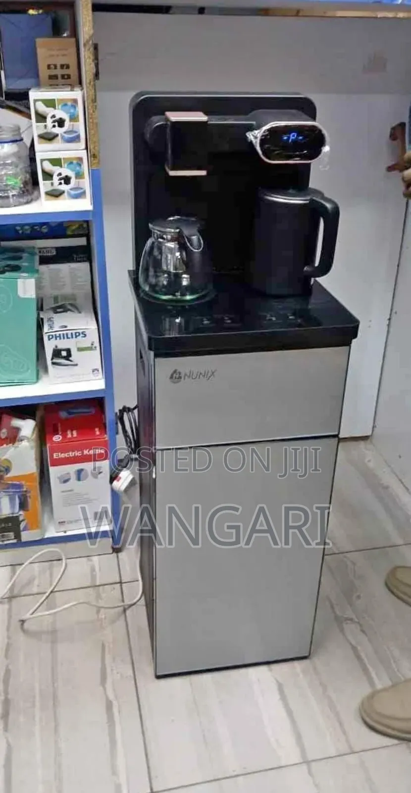 Silver A1c Water Dispenser Bottom Load With Electric Kettle
