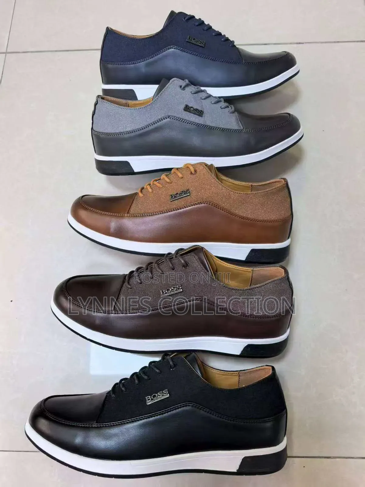 Boss Leather Casuals For Men