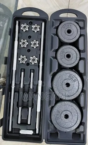 Chrome 50 KGS Dumbbells Set With a Case