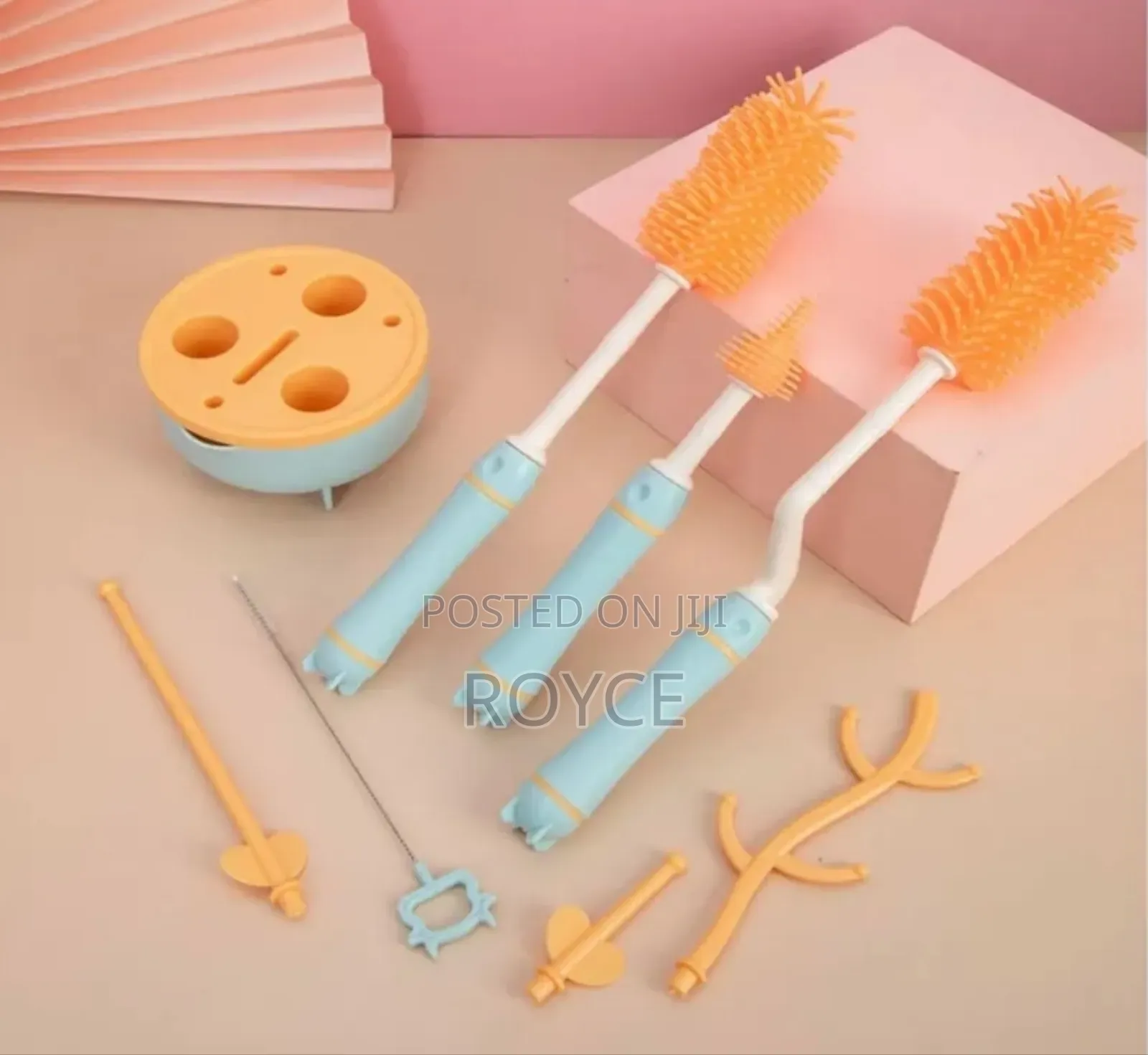 8pcs Silicone Bottle Cleaning Set