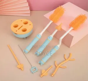 8pcs Silicone Bottle Cleaning Set