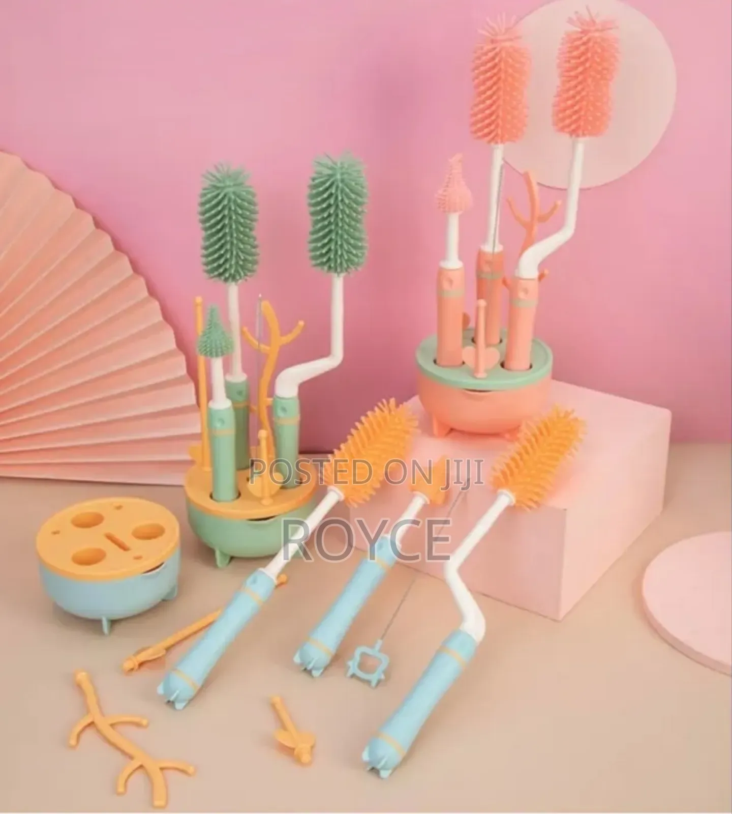 8pcs Silicone Bottle Cleaning Set