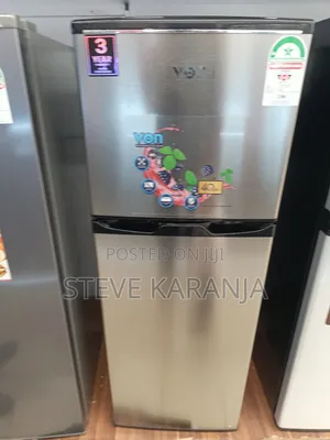 Von 138l Double Door Fridge
