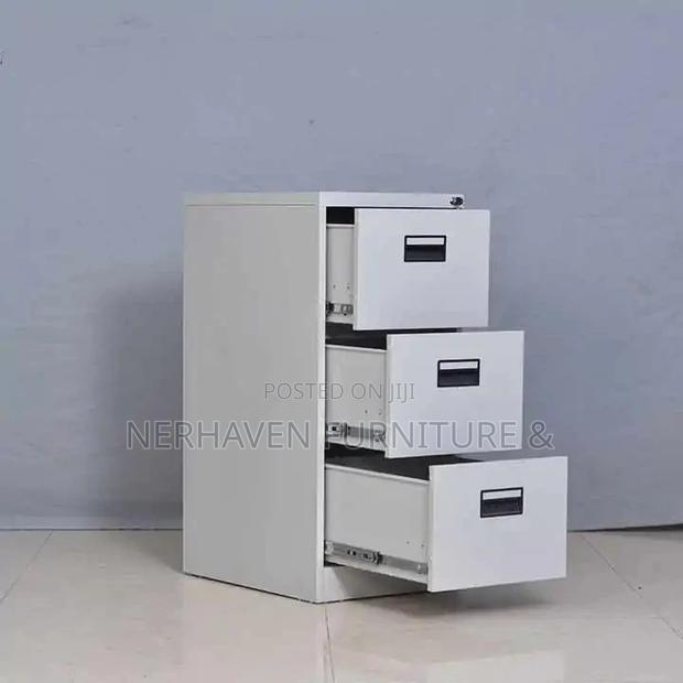 Durable 3 Drawer Steel Office Cabinet - main view