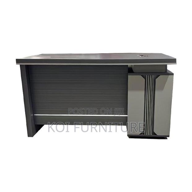 Office Desk; 1.4m Executive Modern High Management Desk - thumbnail 4