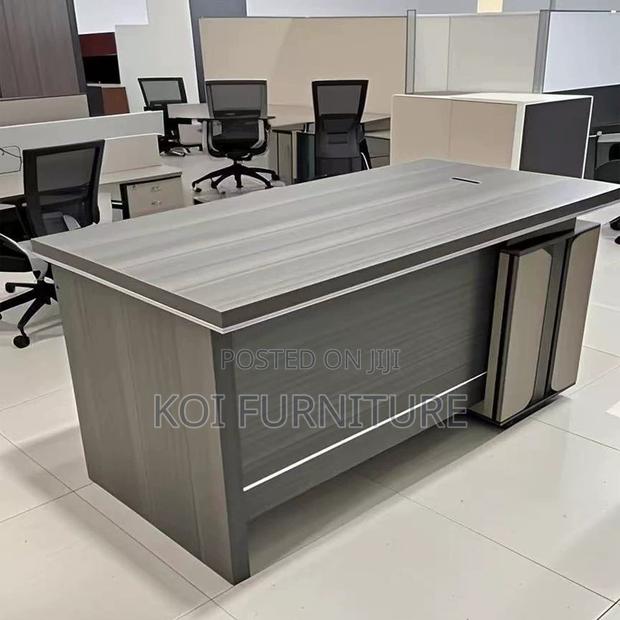 Office Desk; 1.4m Executive Modern High Management Desk - thumbnail 5