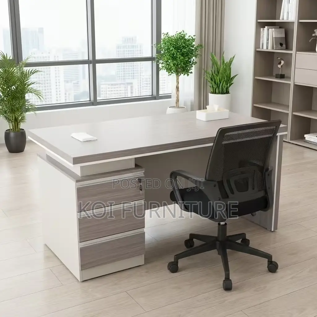 Office Desk; 1.4m Executive Modern High Management Desk