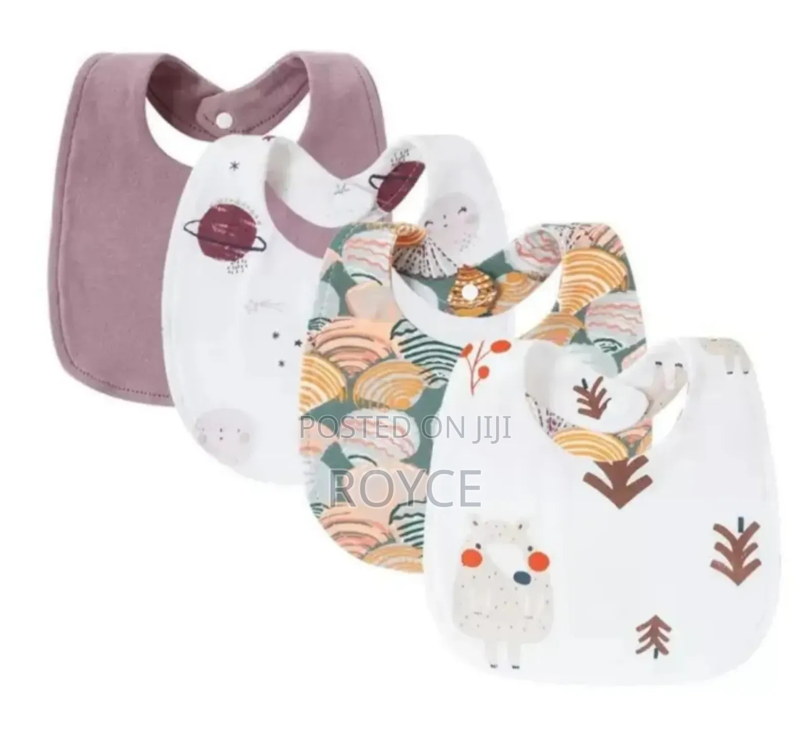 4pcs Cotton Bib Set