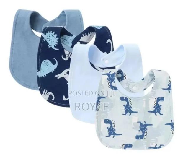 4pcs Cotton Bib Set - thumbnail 3