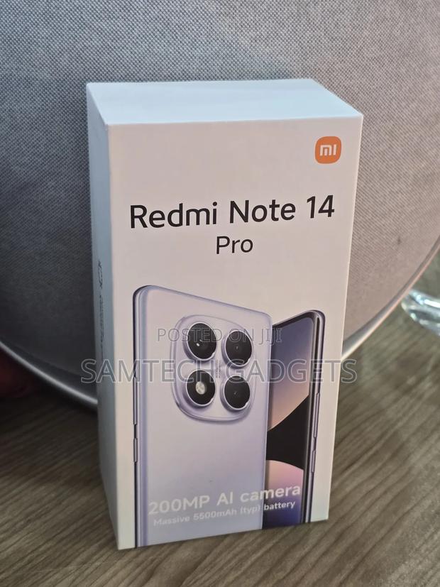 New Xiaomi Redmi Note 14 Pro 256 GB Black - main view