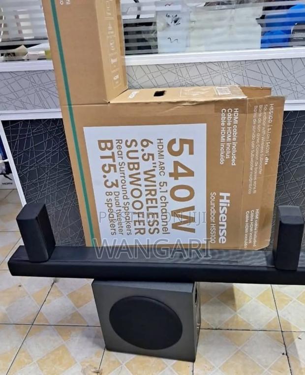 Restocked 540 Watts Hisense Wireless Soundbar