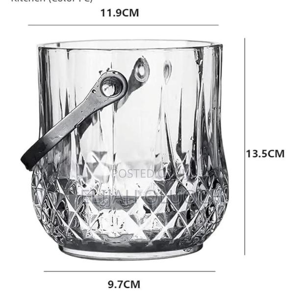 Portable Ice Cube Bucket With Handle - thumbnail 3