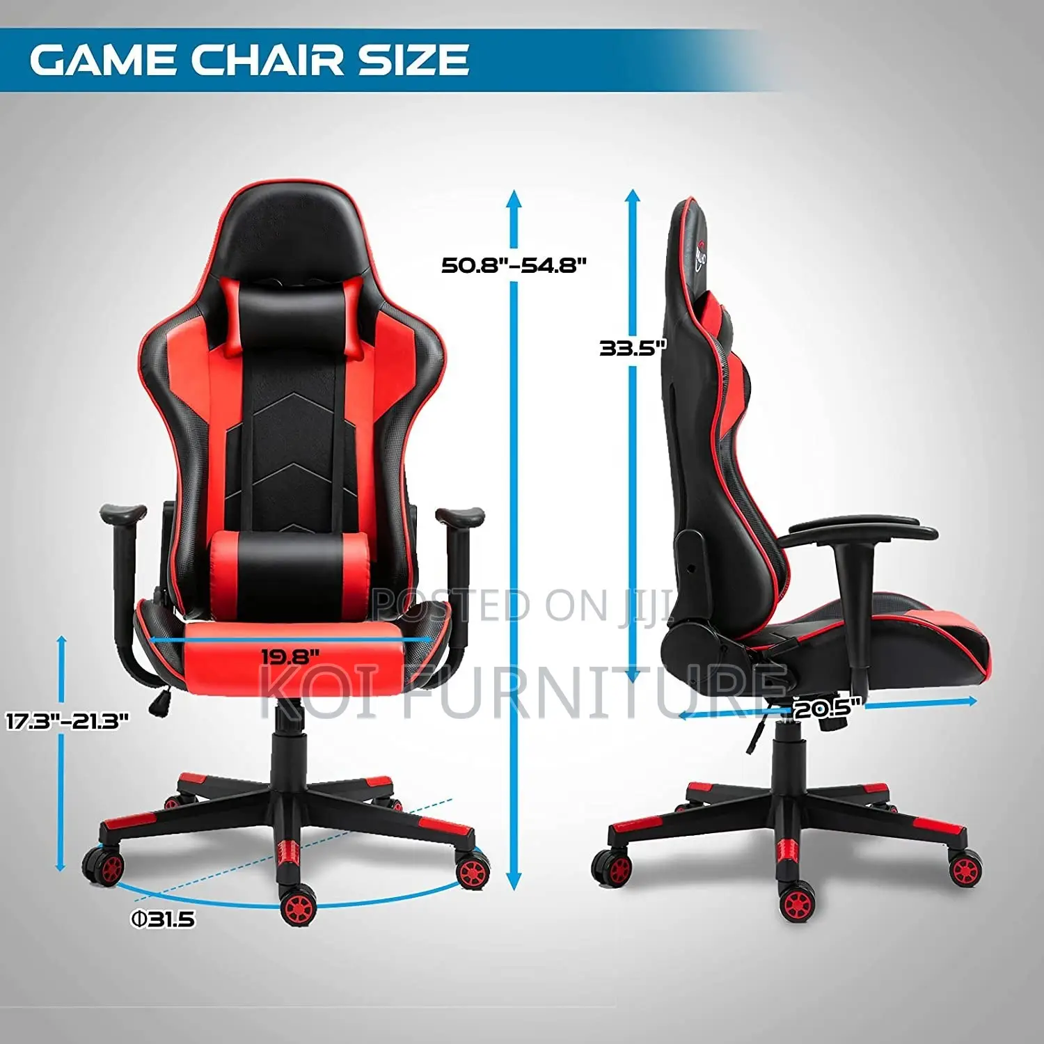 Office Chairs; Leather Gamers Executive Gamers Chair