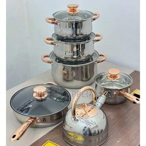 Yemitei Premium Cookware Set – Stainless Pots and Pans for Every - thumbnail 2