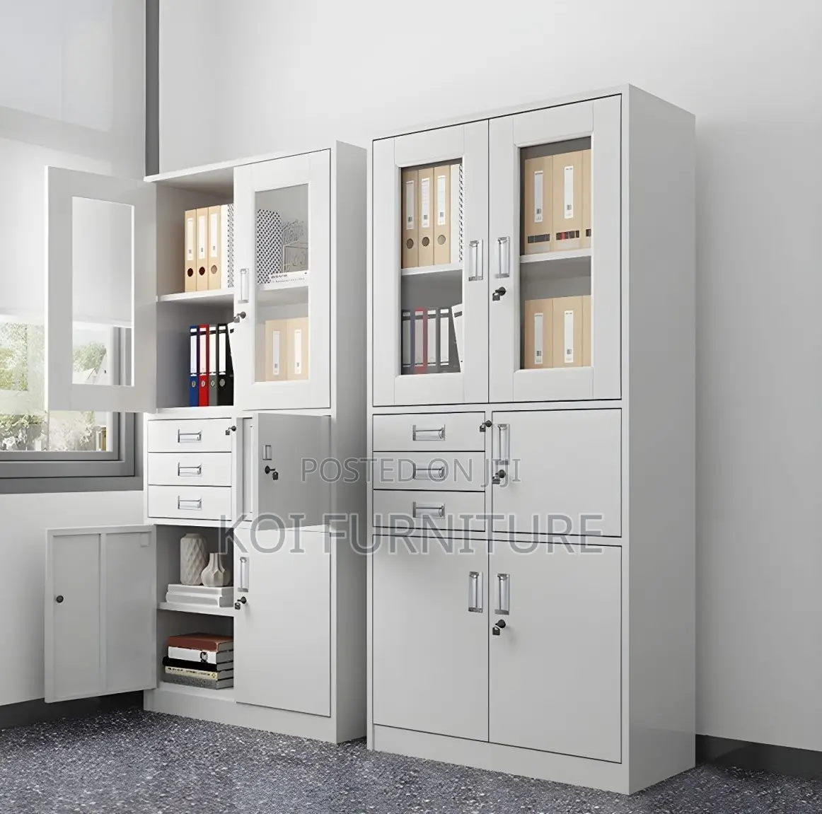 Office Cabinet; Executive Office Cabinet With Drawers and Safe