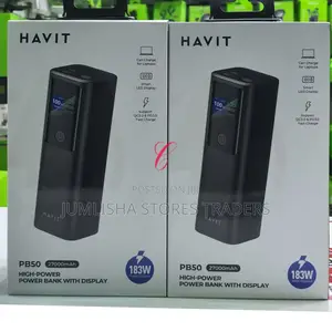 Havit Pb50 *183w* 27000mah *Laptop Charging* High-Power Power Bank