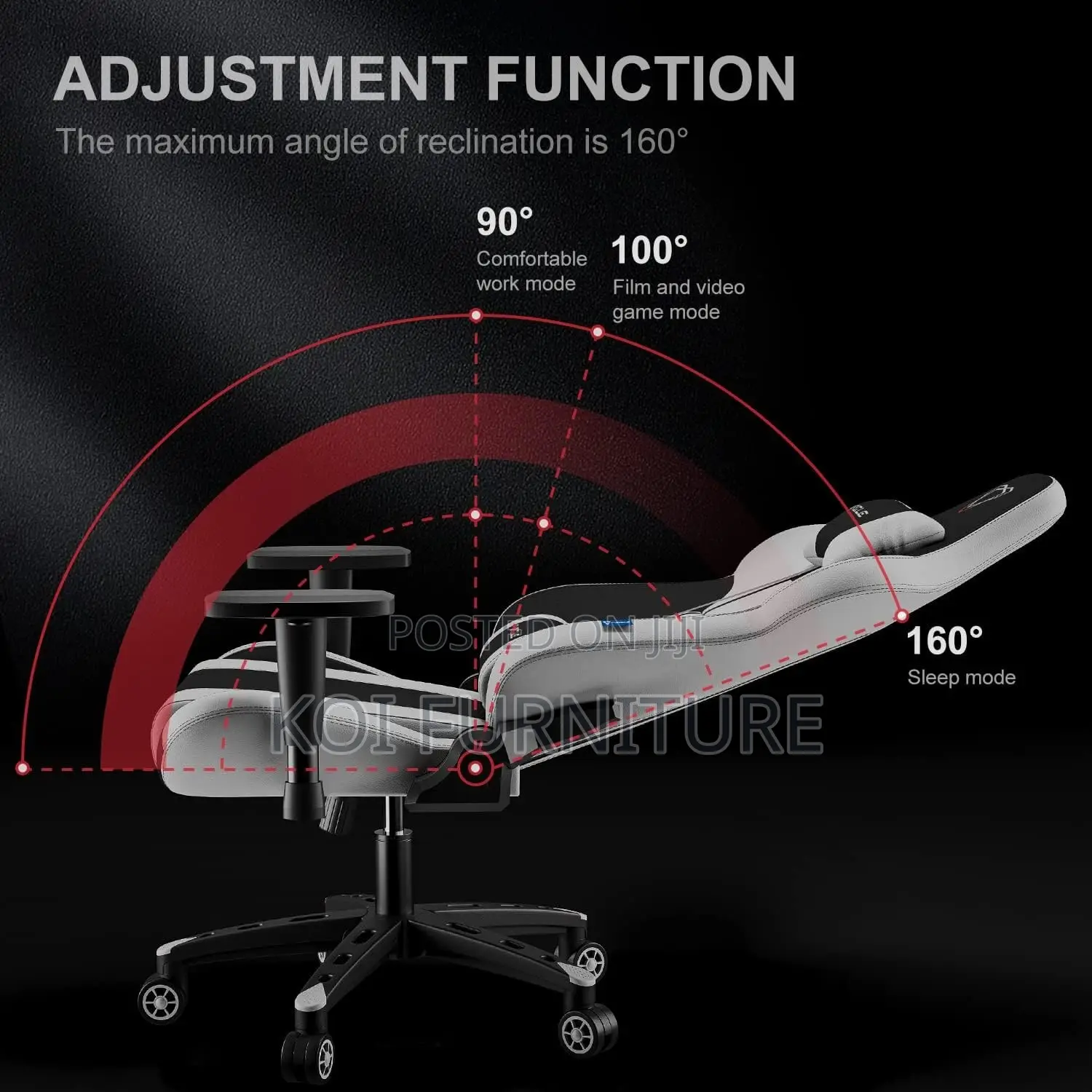 Office Chairs; High Back Office Gaming Chair Pu Leather