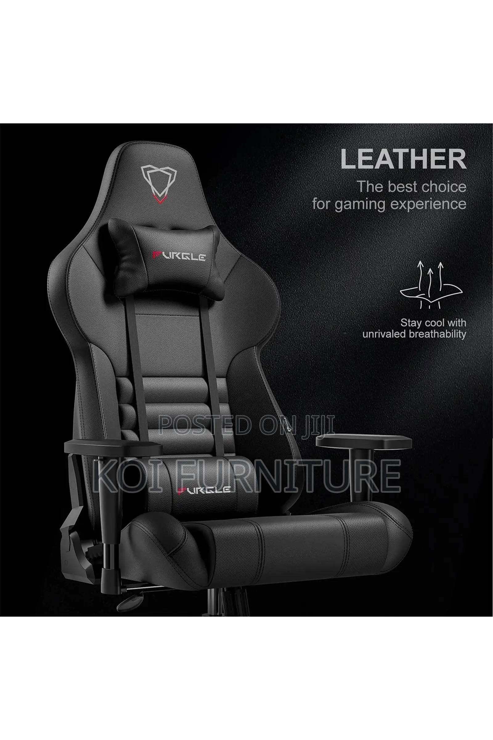 Office Chairs; High Back Office Gaming Chair Pu Leather