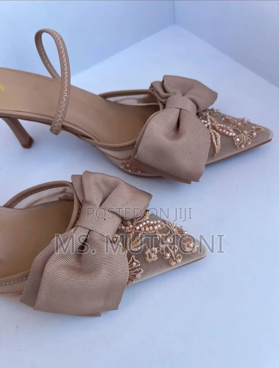 Zara Bow Ribbon Classy Heels ;37-41