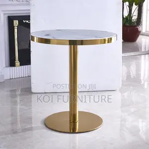 Dining Table; Round Elegant High Restaurants Dining Table