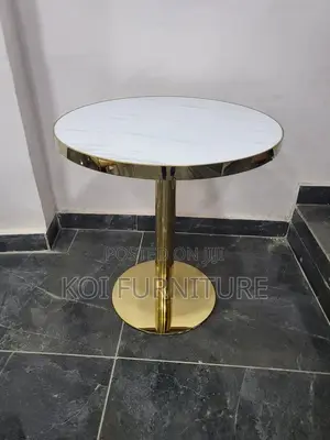 Dining Table; Round Elegant High Restaurants Dining Table