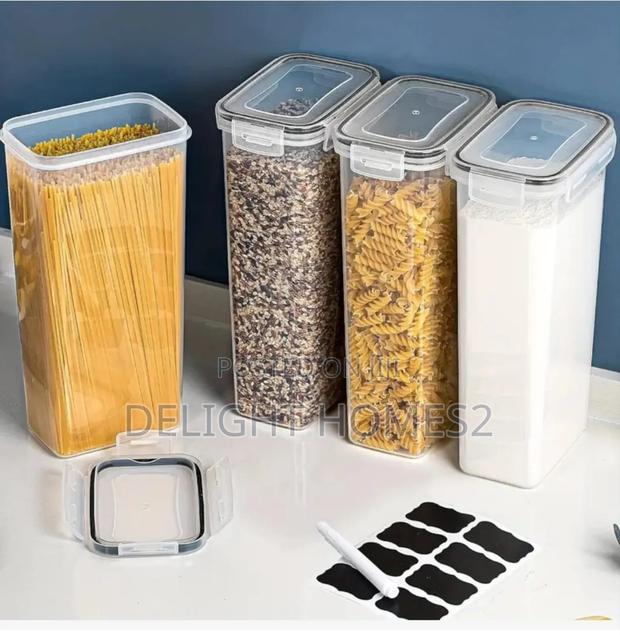 4pcs Food Storage Containers-Ca - thumbnail 2