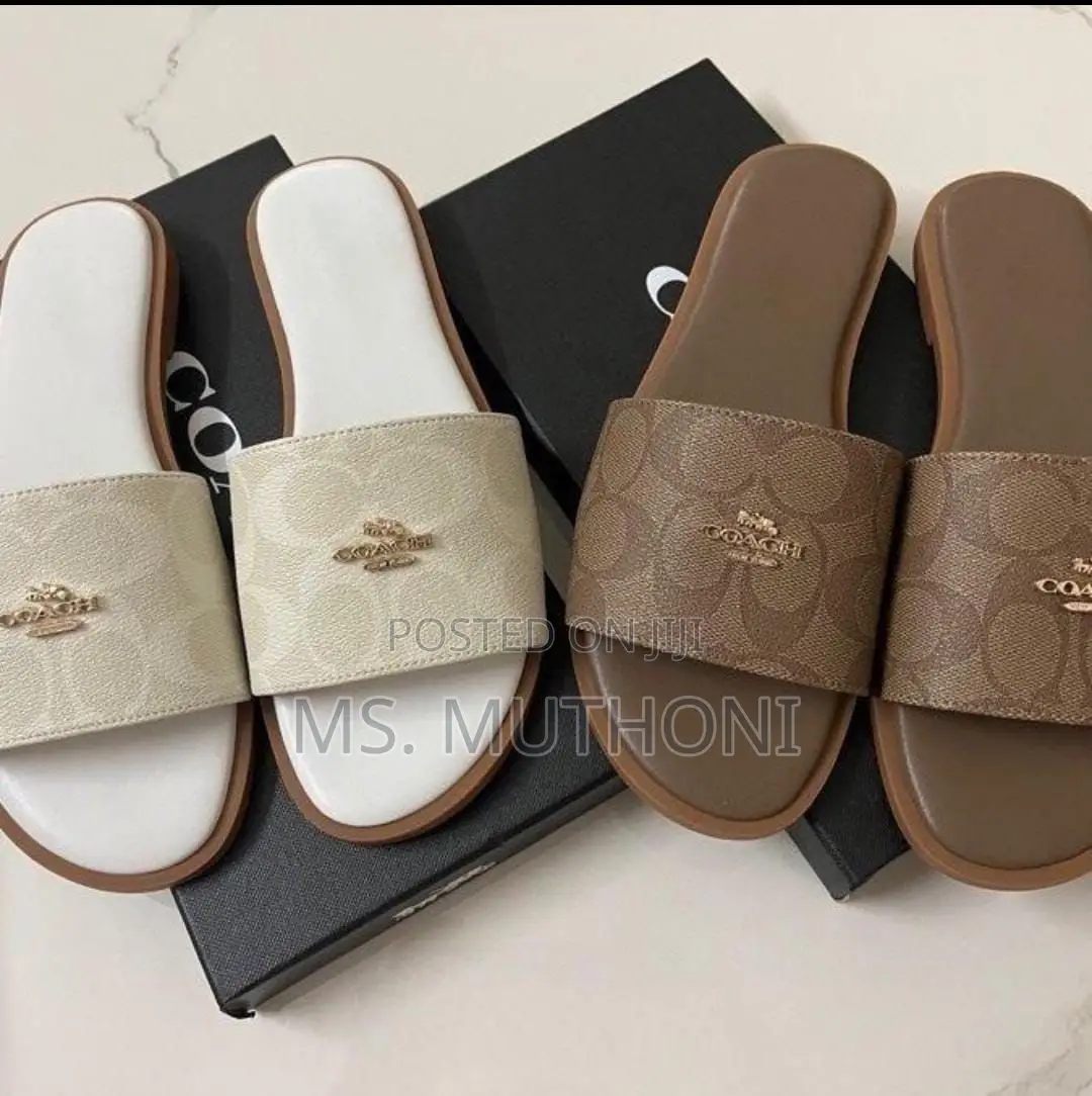 Quality Ladies Coach Sandals Sizes 37-42