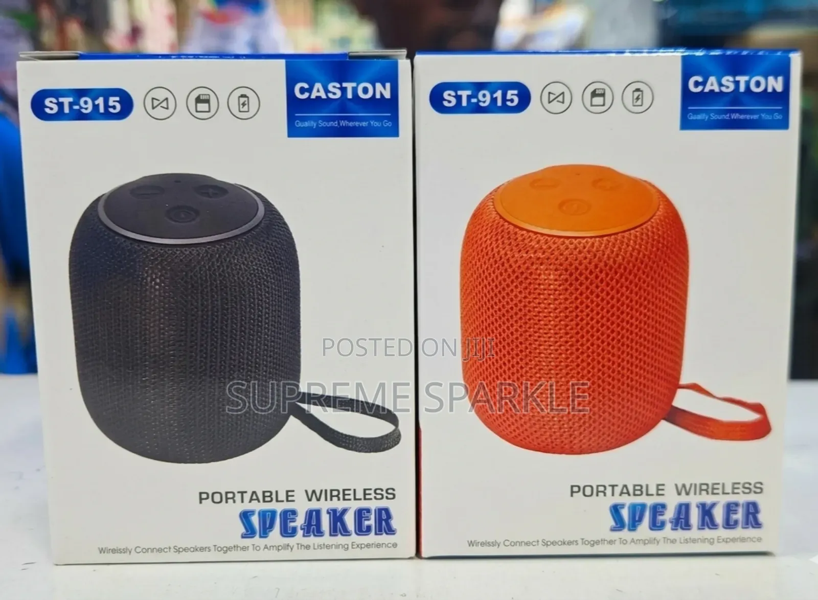 Caston St-915 Portable Wireless Speaker. Radio