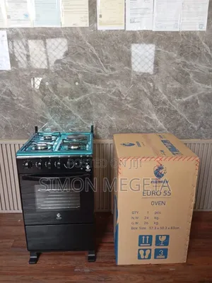  50×55 Euroken 3+1 Standing Cooker With Electric Oven Cooker