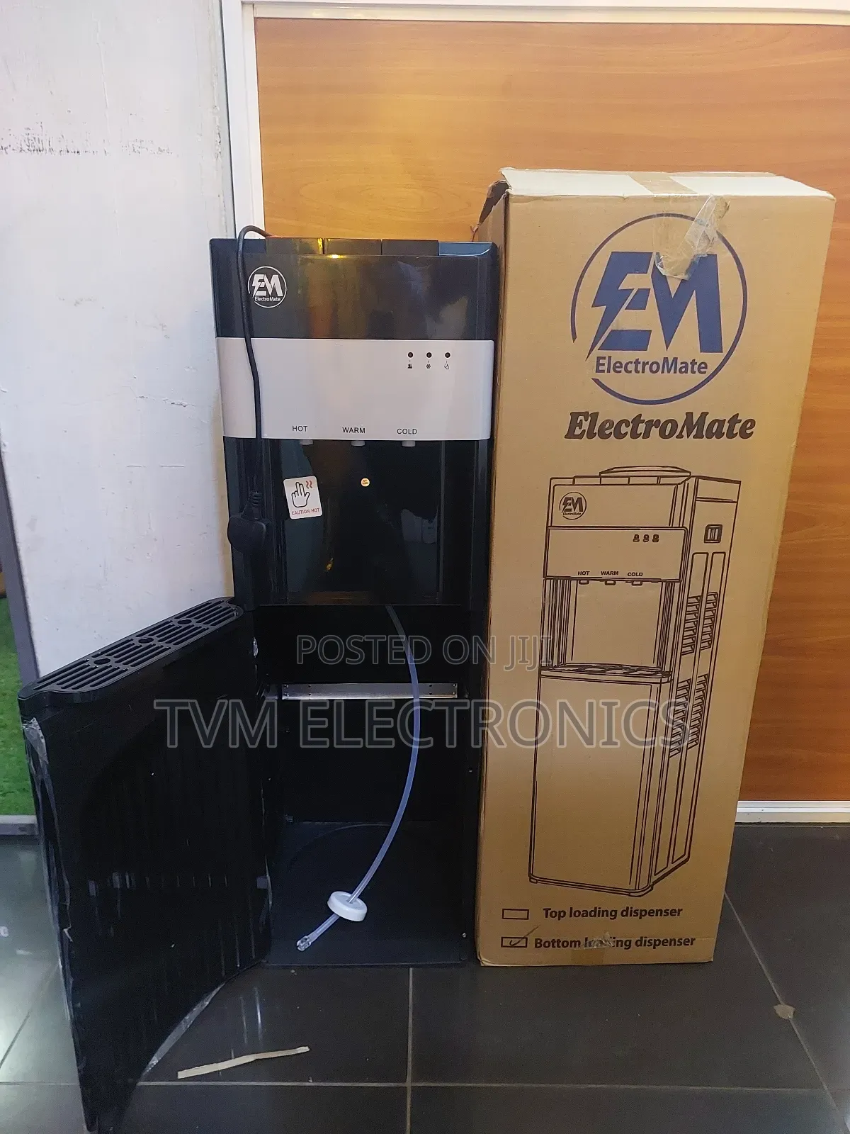 Electromate Bottom Loading 3 Tap Water Dispenser(Black)