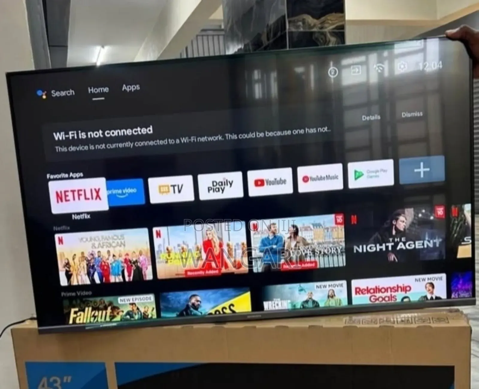 Frameless Skyworth 43 Inch Smart Tv