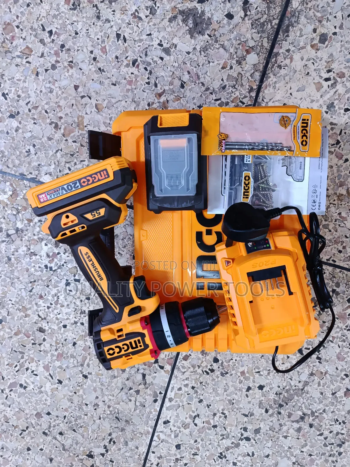 Ingco Brushless Drill
