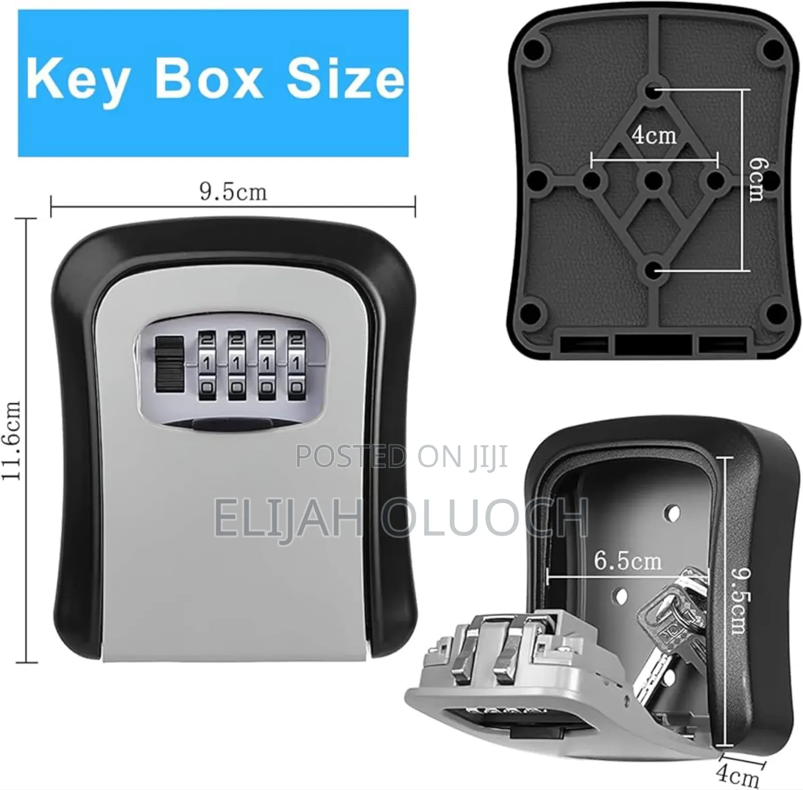 High Quality Metallic Safe Keys Lock Box Now Available