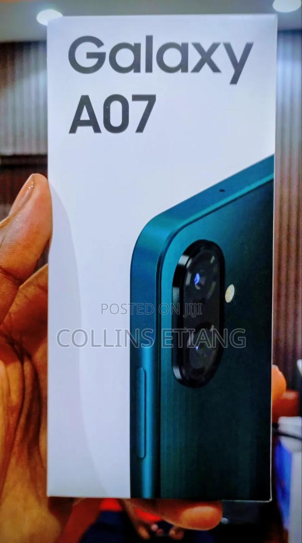 New Samsung Galaxy A07 4G 64 GB Black - main view