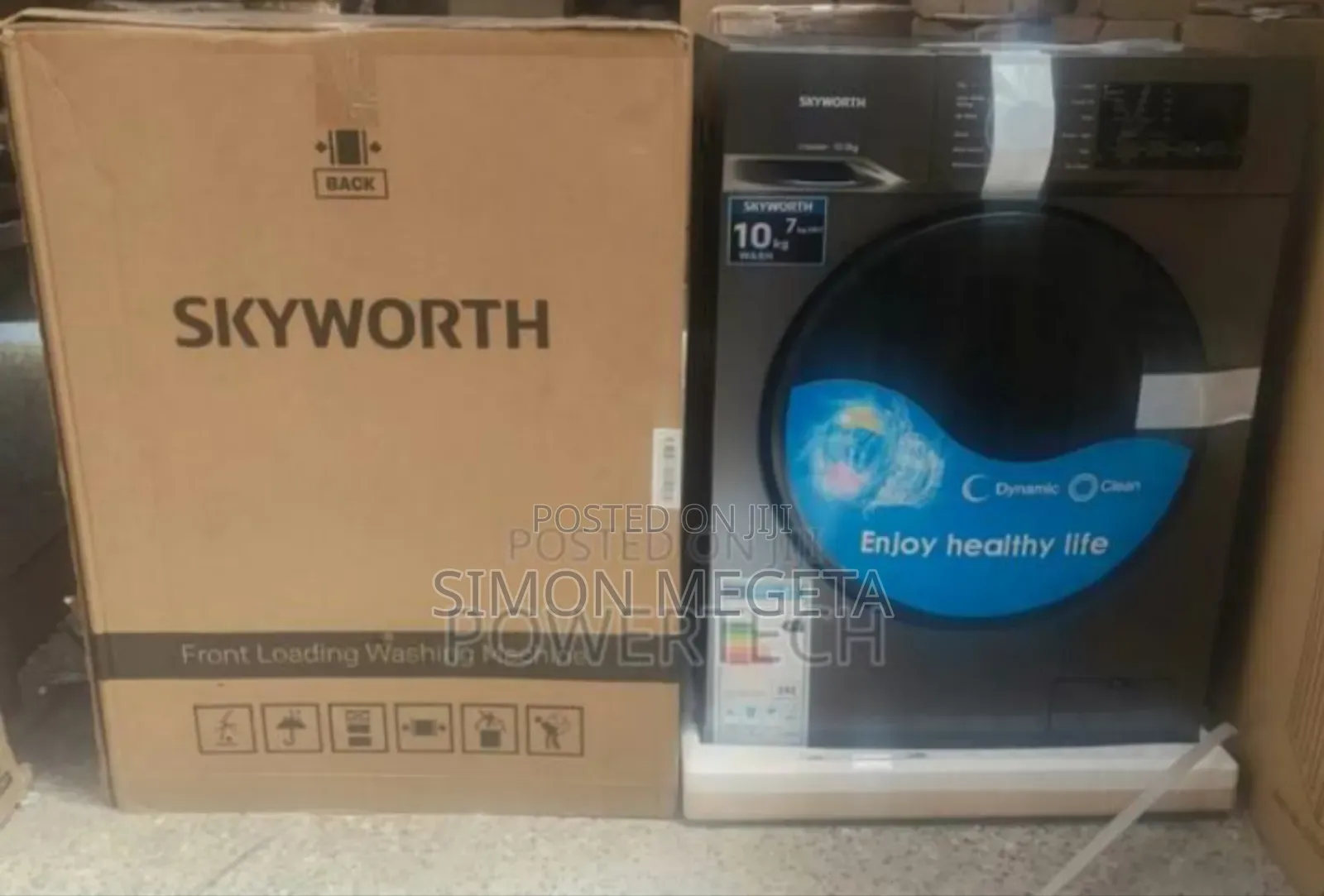 New Model Digital Skyworth 10kgs Wash and Dry Washing Machines