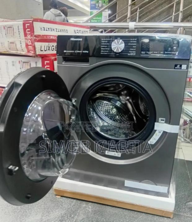 Modernized Digital Hisense 10kg Wash and Dry Washing Machine - main view