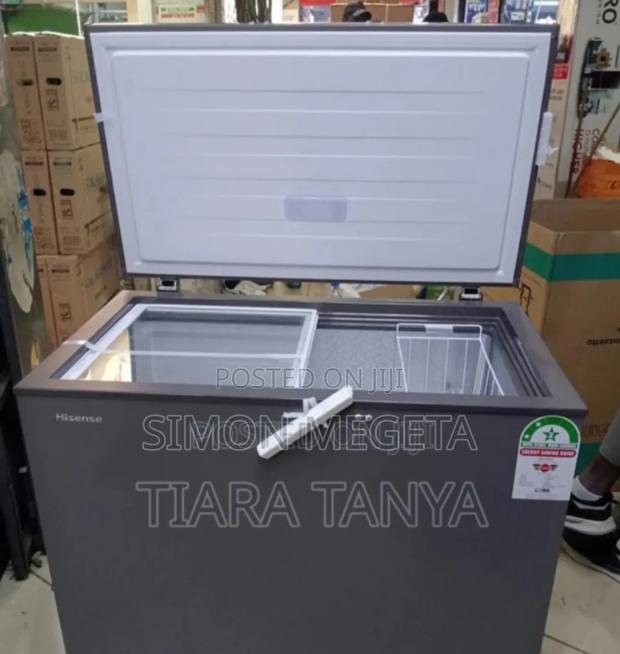 Black New Hisense 198l Freezer