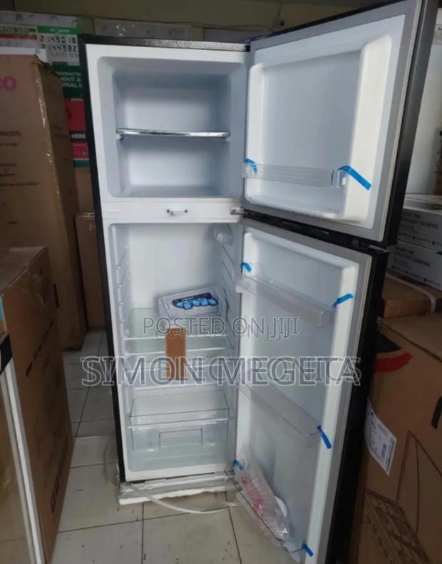 Two Doors Double Doors. New Mika 168l Fridge - main view