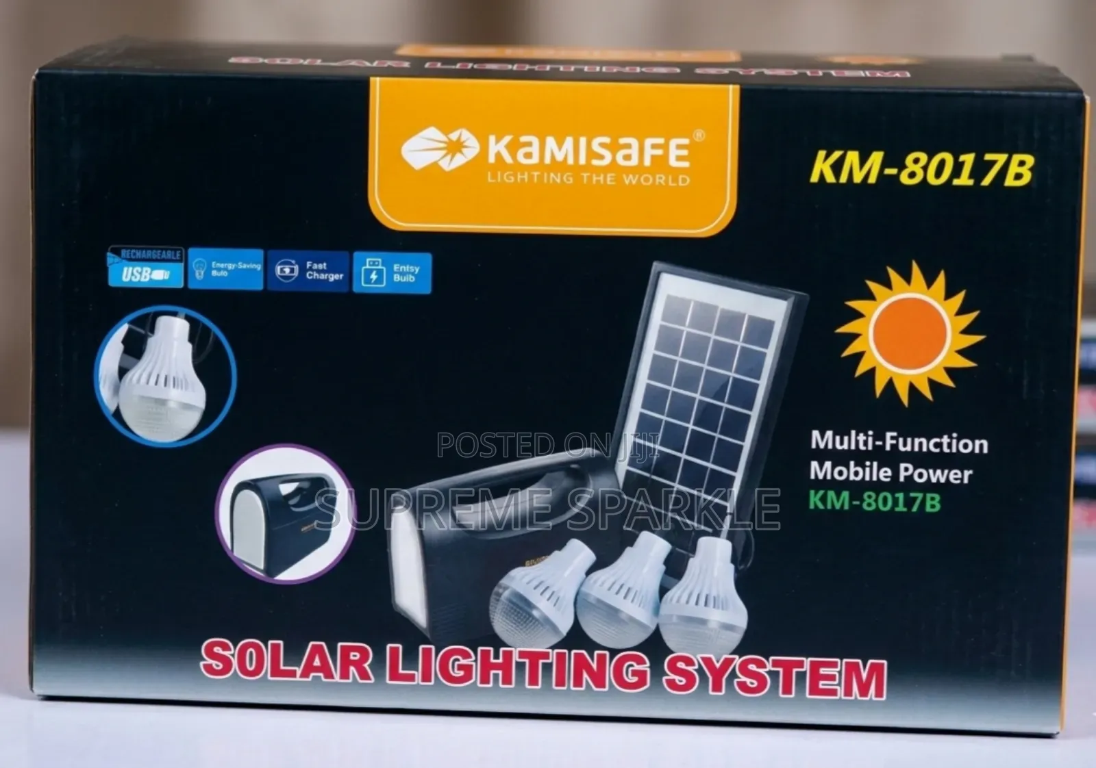 Kamisafe Km-8017b Solar Lighting System,