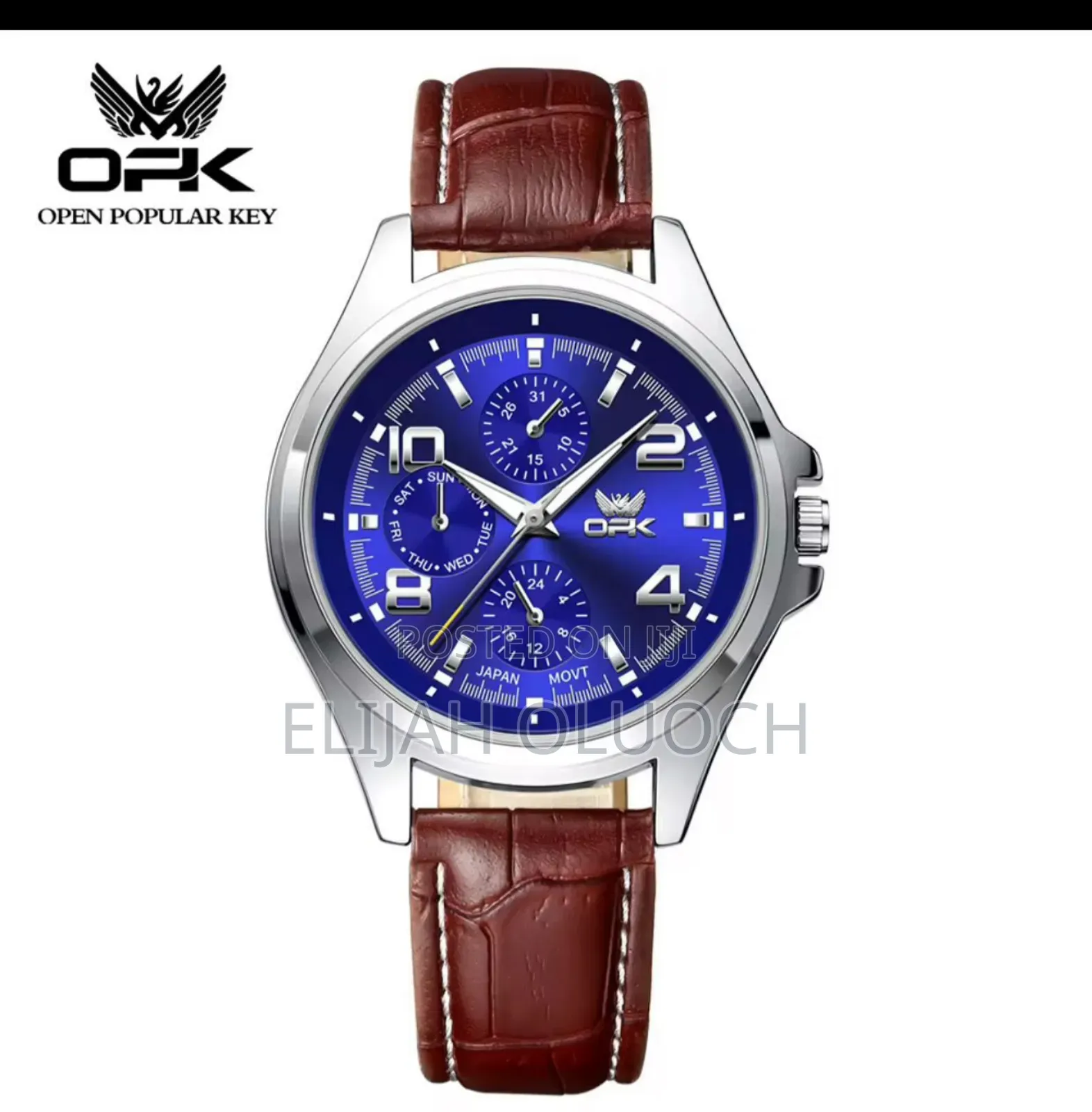 Opk Gents Watch #6017 *⛳Luminous Arms